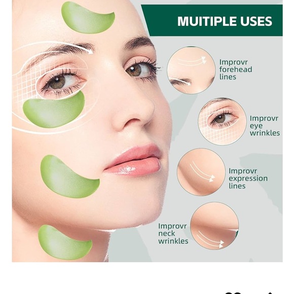 Sersanve green tea eye mask multi use soothing Anti-aging sensitive skin NWT - Picture 3 of 4